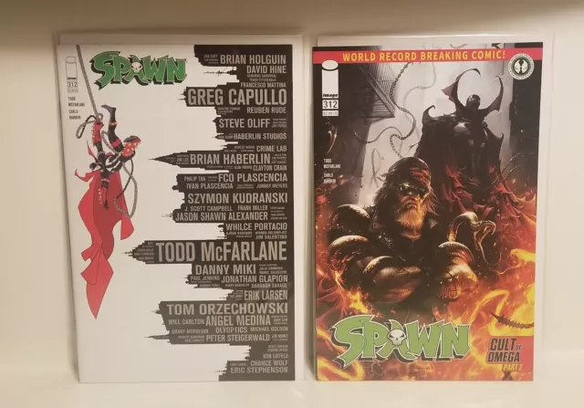 Spawn #312 to #320 Image Comics Todd McFarlane Spawn Comic Lot of 35
