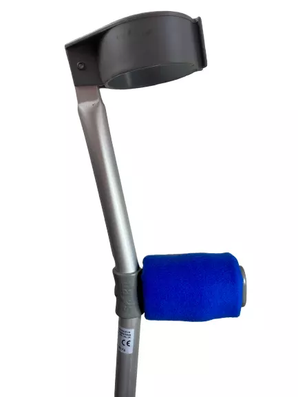 Crutch Handle Covers Padded Covers Pads Crutches Adult Royal Blue 1st Class Post