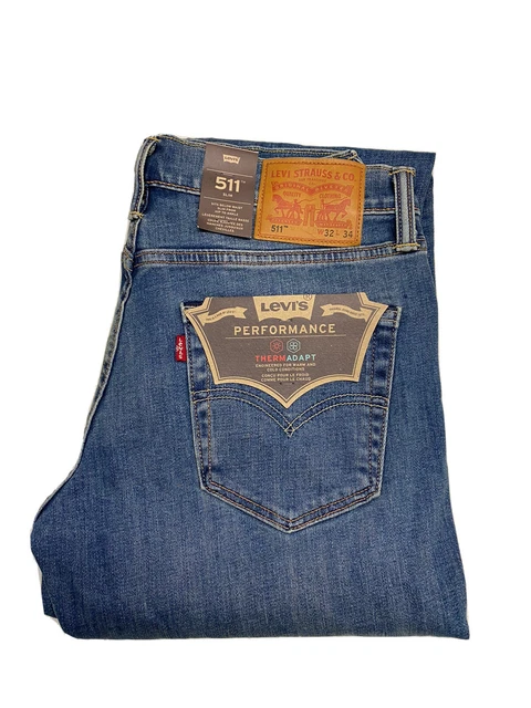 LEVI S 511 SLIM FIT Jeans Thermadapt Straight Leg Alligator Adapt 04511 2846 L01 EUR 39 99 PicClick FR