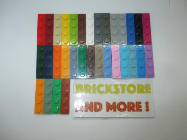 Lego - Plate Plaque 1x4 3710 - Choose Color & Quantity x2 - x40