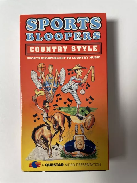 Sports Bloopers Country Style VHS Rare Vintage Collectible new Billy Ray Cyrus