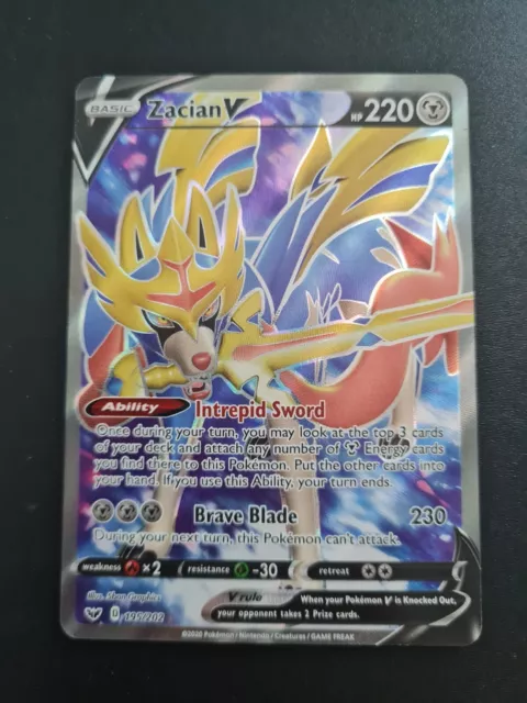 Pokemon Card Japanese - Shiny Zacian V 029/028 - sJ MINT