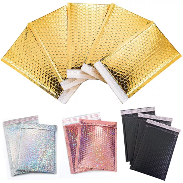 Self Seal Packing Bags Metallic Bubble Padded Envelopes Postage Mailing Bags