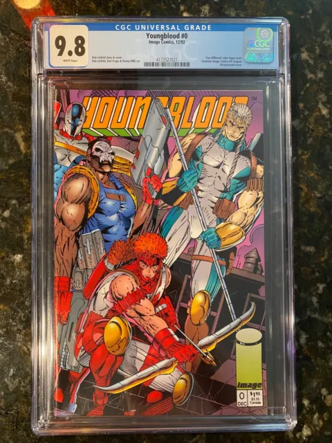 Youngblood #0 CGC NM/M 9.8 White Pages Rob Liefeld Story and Cover! Image