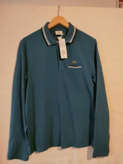 Lacoste Pullover Shirt Blau Gr. L NEU