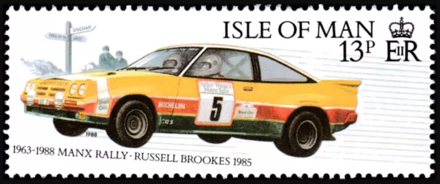 Isla de Man #SG361 1988 montado sin montar o nunca montado Russel Brookes Vauxhall Opel [Mi363 359]