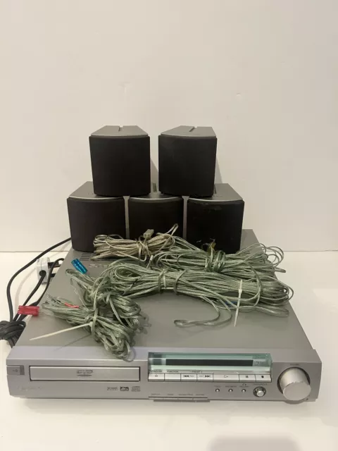 Sony DAV-S300 Home Theatre DVD Player And 5 Speakers - Region 2 - Tested No Sub