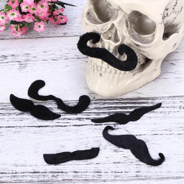 6 pz Halloween baffi falsi peli viso finti oggetti di scena