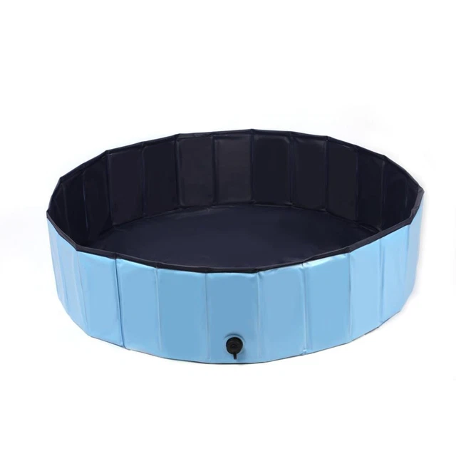 Piscine pour Chien 120 x 30 cm, Piscine Pliable pour Petits et Grands