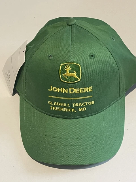 John Deere Gladhill Tractor Supply Dealer Frederick MD Strapback Hat Cap NWT