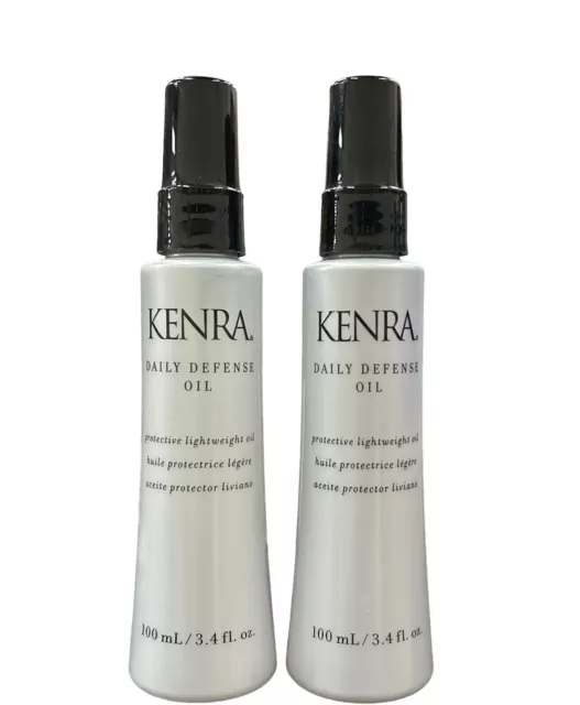 Kenra Daily Defense Oil Protective Lightweight Oil 3.4 oz. Pack of 2