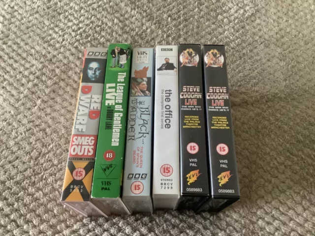 Red Dwarf Smeg Outs & 5 various comedy VHS Videos 3