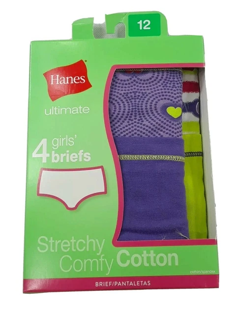 Hanes Ultimate Girl's 5 Pack Mutandine Bikini In Cotone Elasticizzato | Multicolore