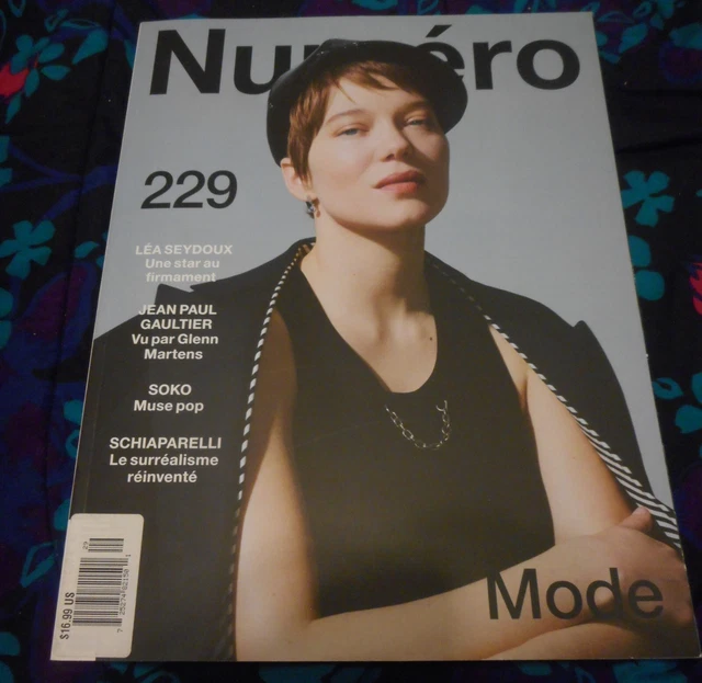 LEA SEYDOUX - Numero Magazine - Issue 229, 2022 - French Text $35.00