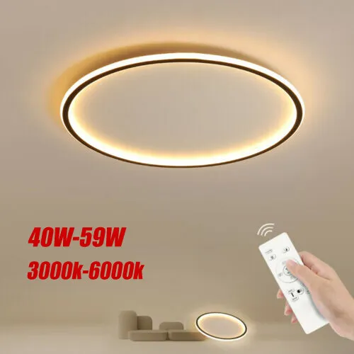Dimmable LED Ceiling Light Fixture Flush Mount Pendant Lamp Chandelier Bedroom