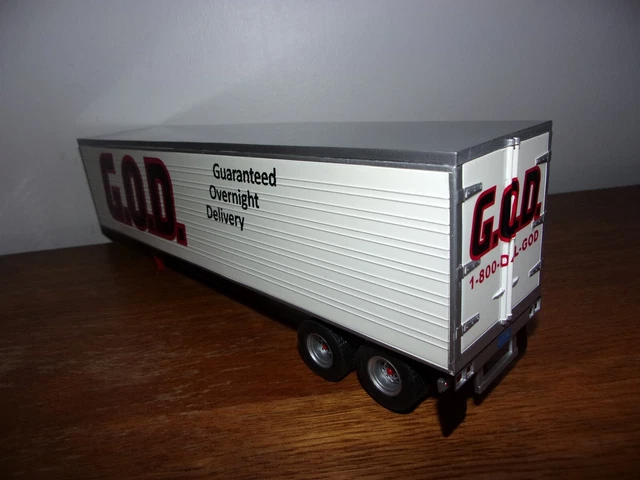 1/43 Ixo Altaya - Semi-remorque Benne - Camion Truck Dump Trailer - Ciment