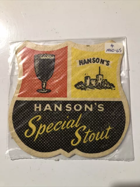 Hansons Brewery Beer Mat cat. 4 (1.2)