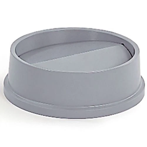 Rubbermaid FG267200GRAY Untouchable Round Swing Top for 2947 / 3546