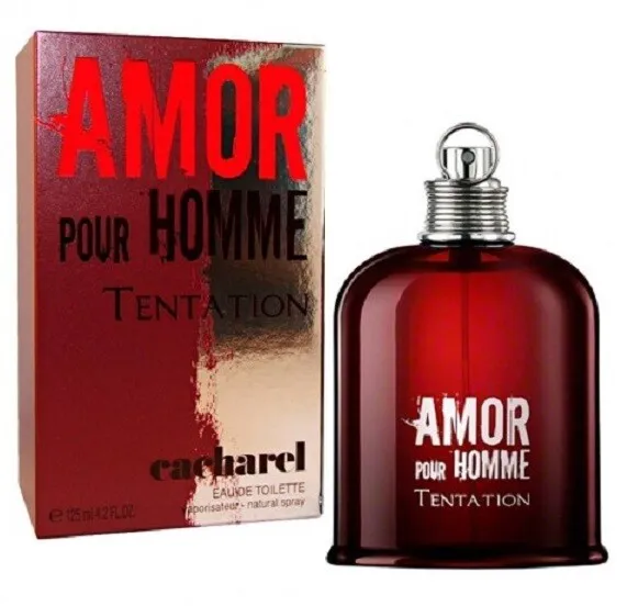 Amor pour Homme Tentation Cacharel 125ml./ 4.2 FL. OZ. Eau de toilette spray