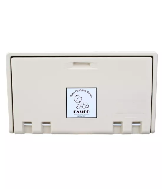Gamco BCS-1 Horizontal Wall Mount Baby Changing Station, Cream Color