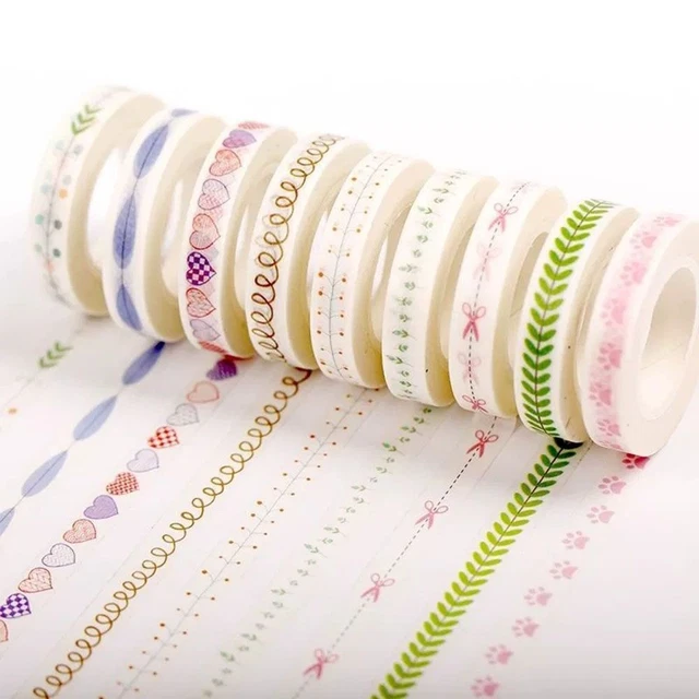 collant Ruban de ligne de séparation Washi Tape Autocollant de scrapbooking