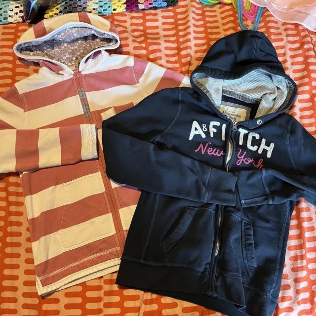 Girls Hoodie Bundle Aged 12-13 Years Fat face Abercrombie And Fitch