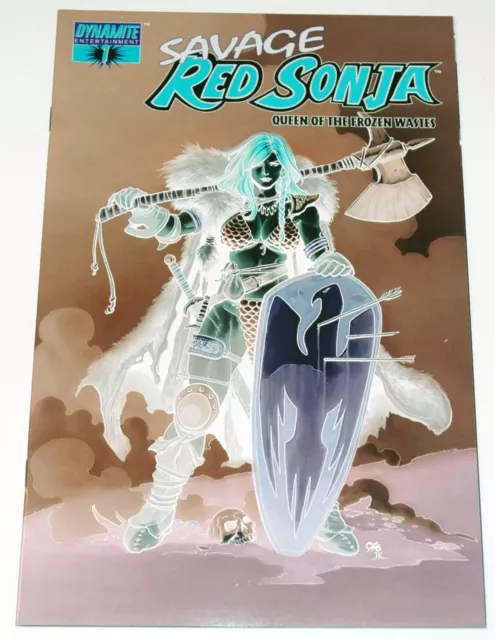 RED SONJA Queen of the Frozen Wastes #1 FRANK CHO negative variant cover HOT
