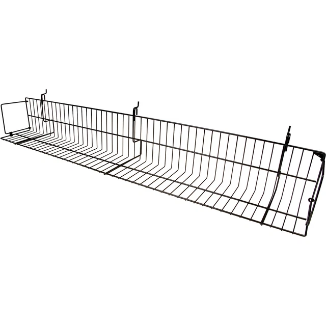 Econoco All-purp Video Shelf for Slatwall Gridwall/Pegboard 47 1/2x6 1/2x6 1/2
