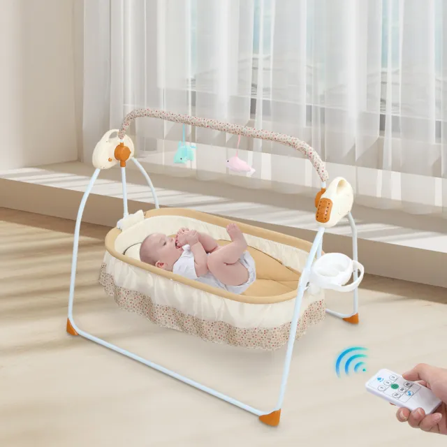 5 Gang Automatische Babywipp Wiege Bluetooth Schaukelwippe Reisebett Elektrisch