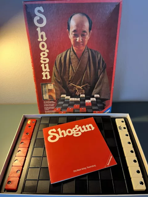 SHOGUN Große Ausgabe Brettspiel Ravensburger 1979 KOMPLETT Vintage