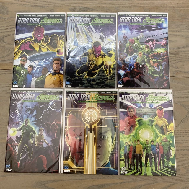 Star Trek Green Lantern : Stranger Worlds Complete Comic Set Issues #1-6 DC IDW