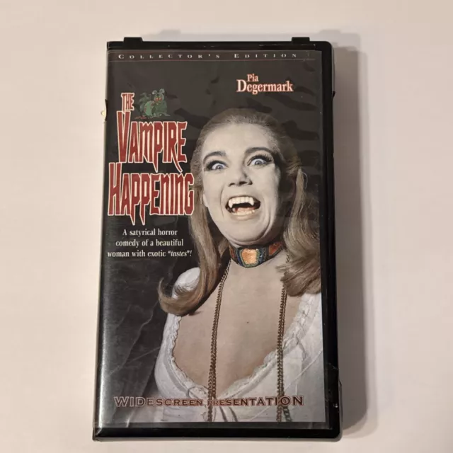 VAMPIRE HAPPENING 1971 VHS VG horror ANCHOR BAY Widescreen Hardshell