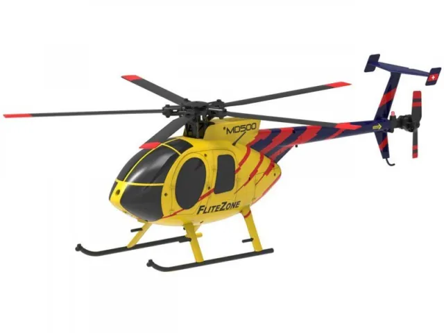 Flitezone Remote Controlled Hélicoptère Modèle Hughes MD500 Hélioptère RTF 15970