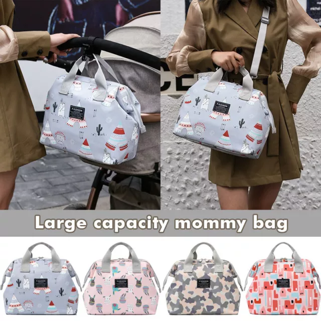 Waterproof Baby Diaper Nappy Changing Bag Mummy Nursing Shoulder Bag Handbag
