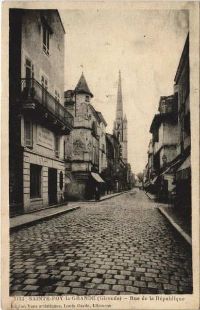 CPA Ste-FOY-la-GRANDE-Rue de la République (28353)
