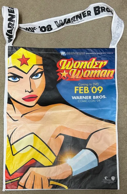 Doug Sneyd Collection ~ Big Wow Exc Tote Bag Wonder Woman Animated Movie Art