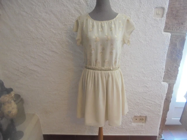 ROBE SEE u soon en soie taille M 38 voir mesures NEUVE EUR 12