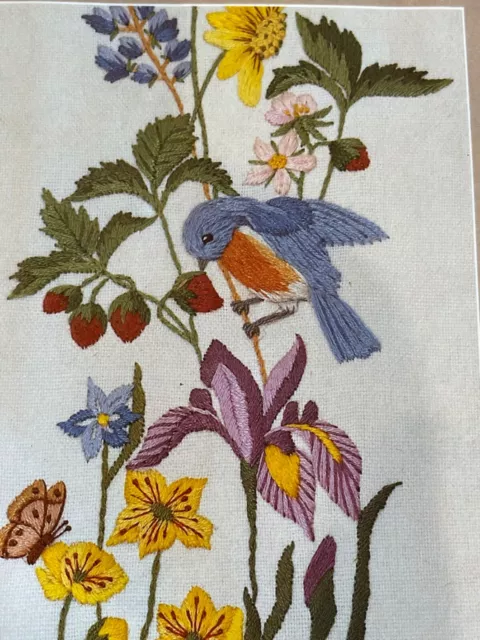 Vintage Janlynn Bell Pull Crewel Embroidery Kit 2