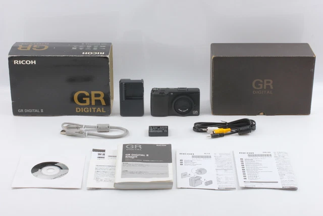 【Near MINT in Box】RICOH GR Digital II 10.1MP digital Camera black From JAPAN 2