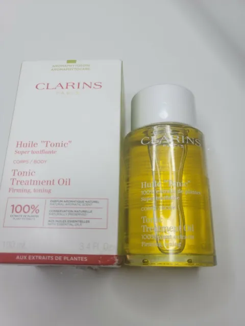 New Sealed Clarins Huile Tonic Firming Strech Marks 3.4OZ