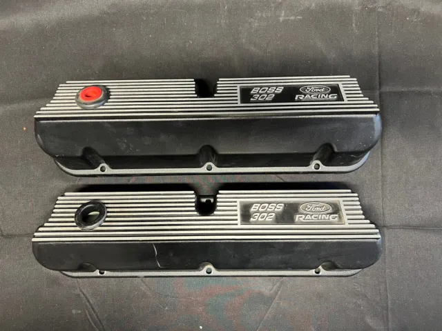 Ford Racing Boss 302 Valve Covers Ford Motorsport Sbf M-6582-BOSS Gt40 5.0