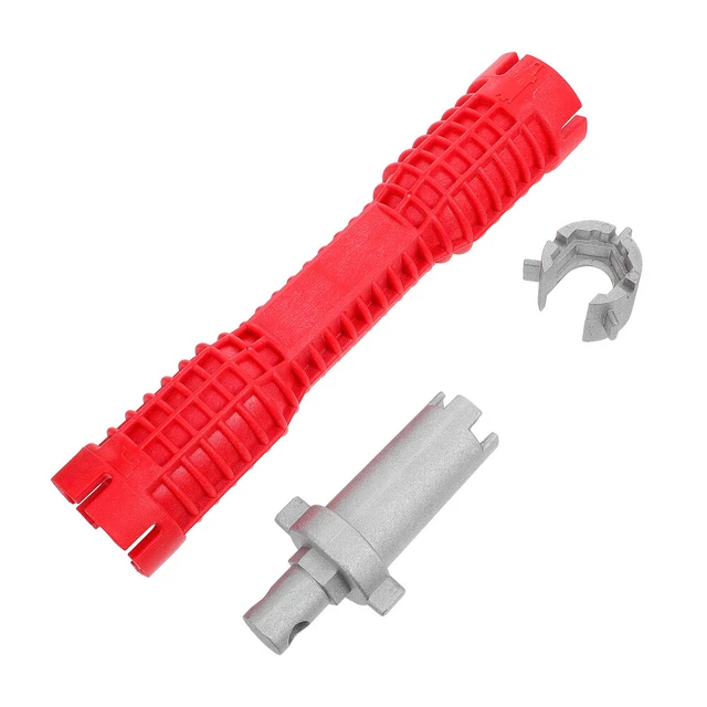 Cimown Armaturenschlüssel Set 8-12mm - Wasserhahn Montagewerkzeug Für Enge Räume | 5 Adapter