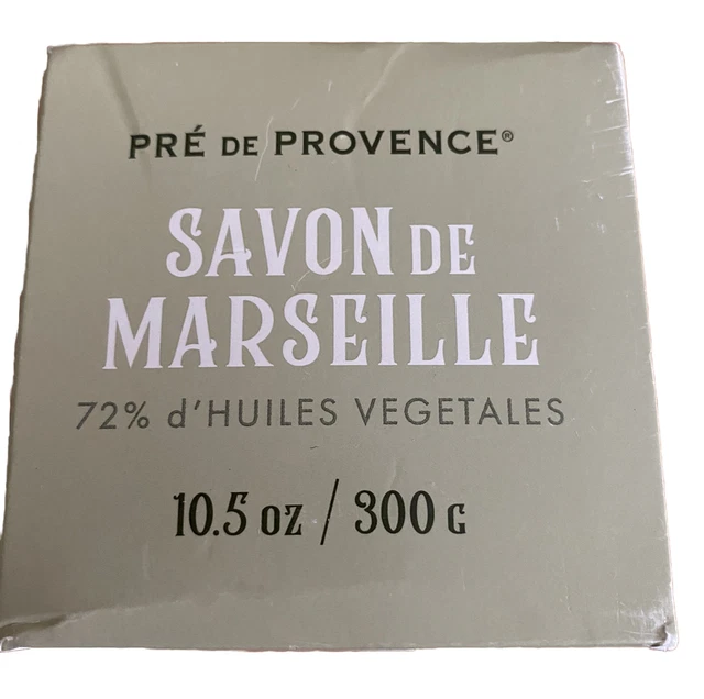 Jabón natural refinado de Marsella Pre de Provence - 1 jabón de 300 g