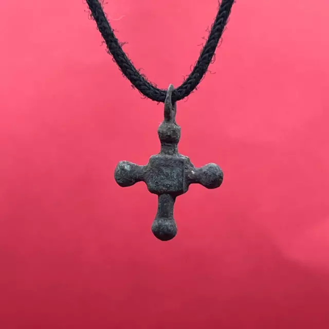 Ancient bronze cross Kievan Rus 10-12th century