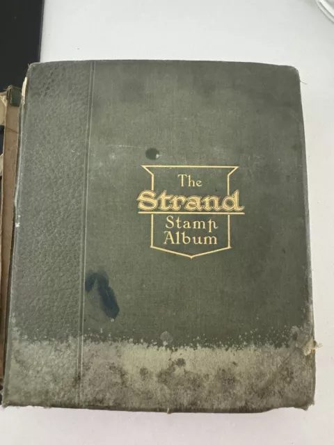 Stamp album with stamps, Over 5000 Stamps, Mostly Early 20th Century, Some 1800s