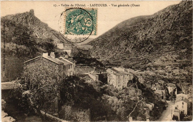 CPA Orbiel Valley - Lastours - General View (West) (249946)