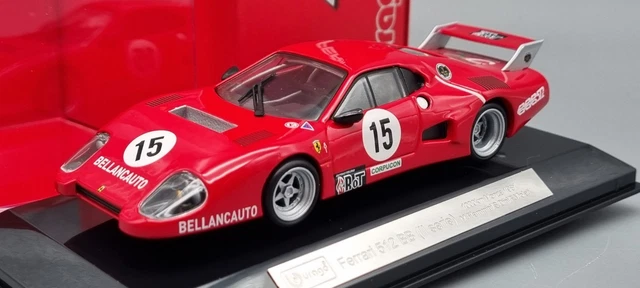 Ferrari 512BB Bleu #75 - Miniature 1/43 Burago - Collection - Occasion