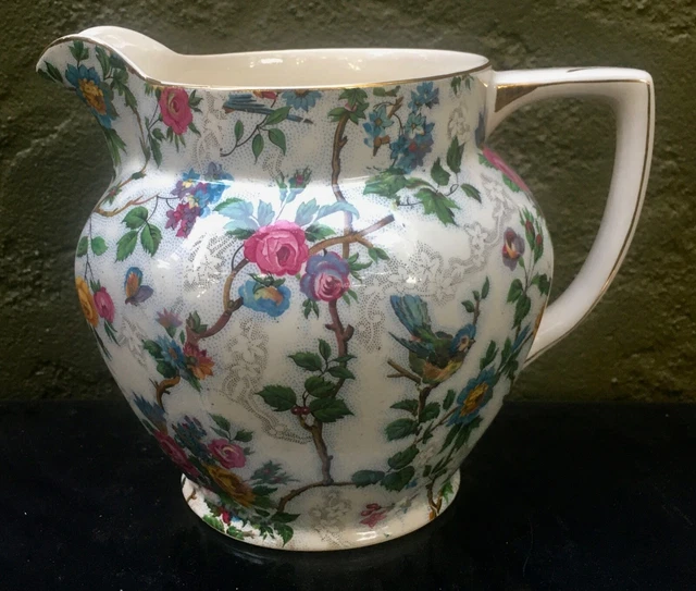 Vintage Royal Tudor Barber Bros Lorna Doone Chintz Juice Pitcher