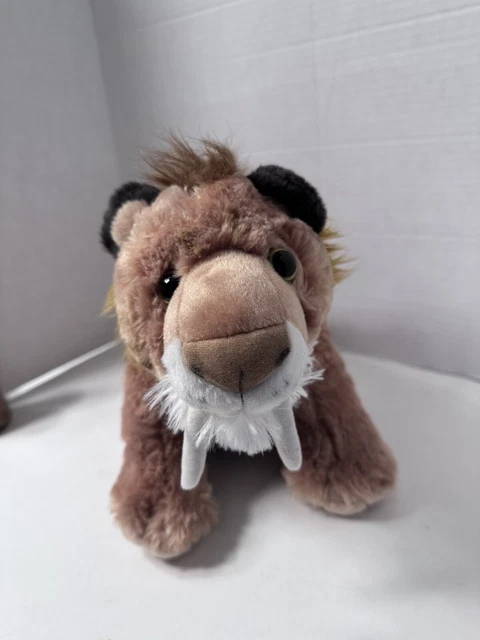 WILD REPUBLIC REALISTIC Saber Tooth Tiger Plush Stuffed Animal 11" £14. ...