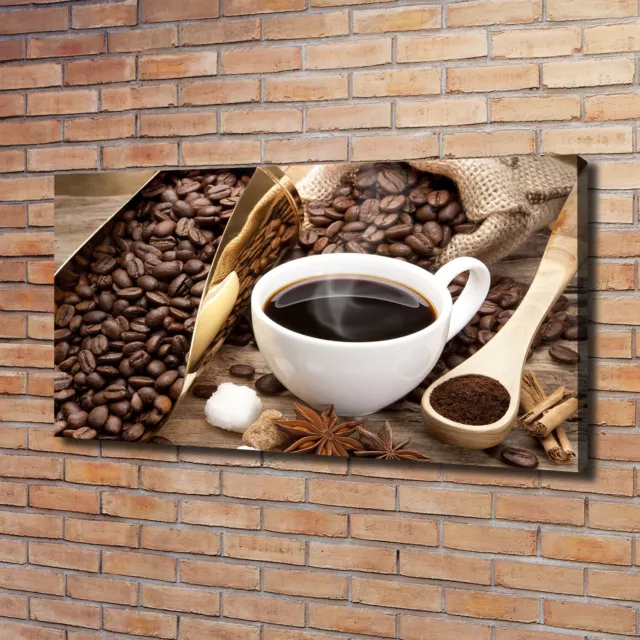 Cuadros Modernos Sobre Lienzo Para el Salón 120x60 taza de cafe